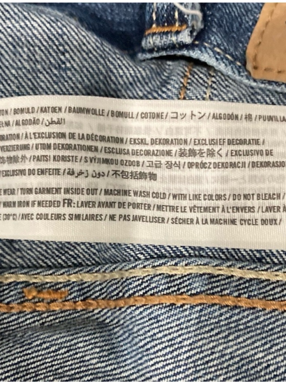 Abercrombie & Fitch Distressed Medium Blue Slim Straight Jeans - Picture 6 of 7